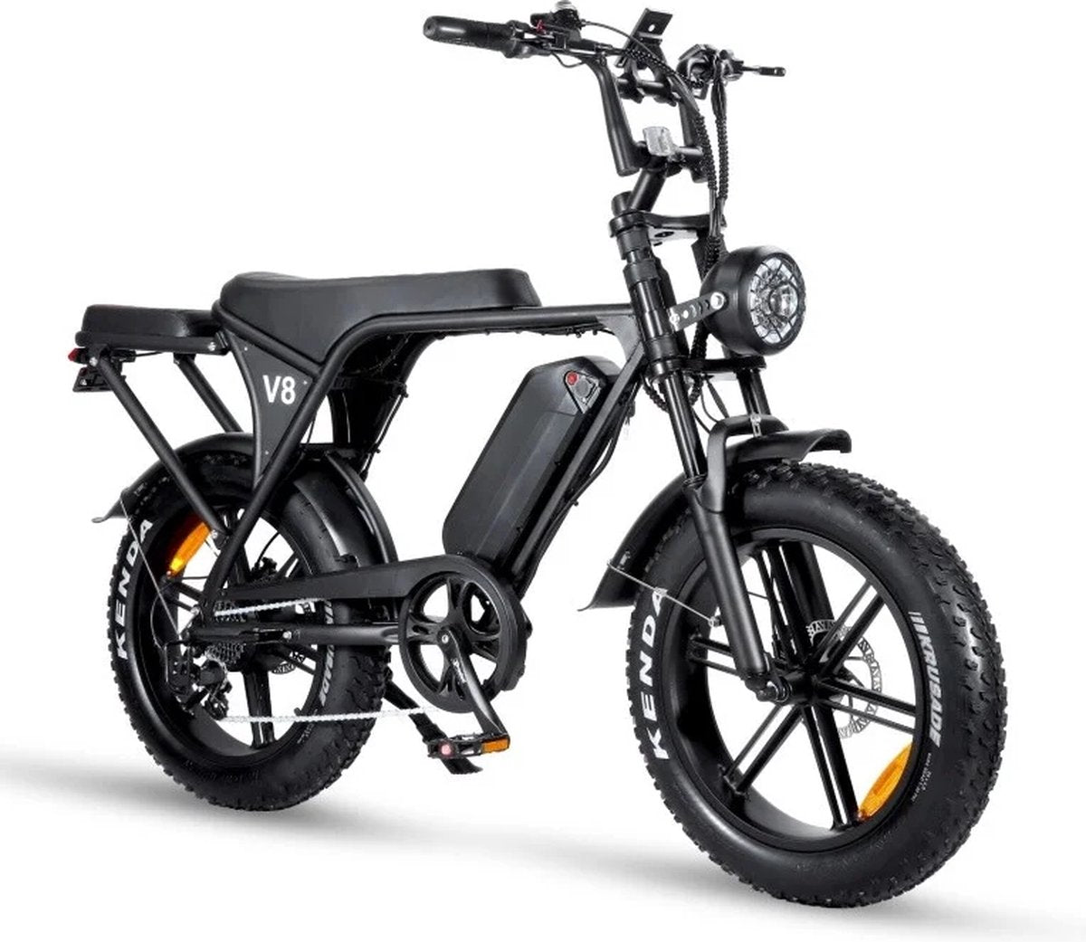 Ouxi V8 3.0 - Fatbike - Antraciet of Zwart