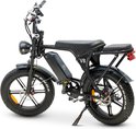 Ouxi V8 3.0 - Fatbike - Antraciet of Zwart