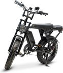 Ouxi V8 3.0 - Fatbike - Antraciet of Zwart